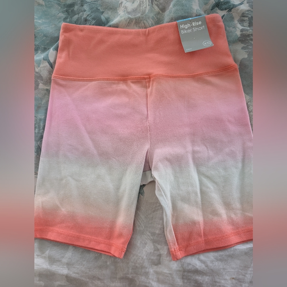 High-Rise Cotton Biker Short